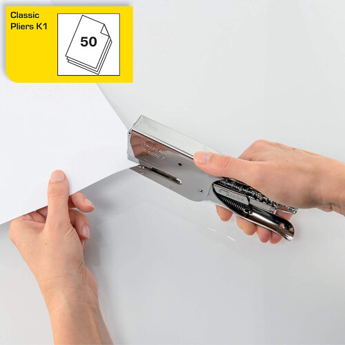 Rapid Rapid Classic K1 Σταυρωτές Πένσες, 50 Φύλλων, Μεταλλικές, Χρώμιο, 10510602 2