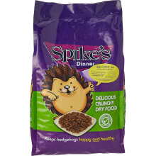 Spike's | Hedgehog Food, Delicious Crunchy Dry | High in Fibre, with Fresh Chicken | Suitable for Adults & Hoglets | Made in the UK (2.5kg)