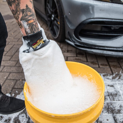 Meguiar's X3002 Microfibre Car Wash Mitt, White 2
