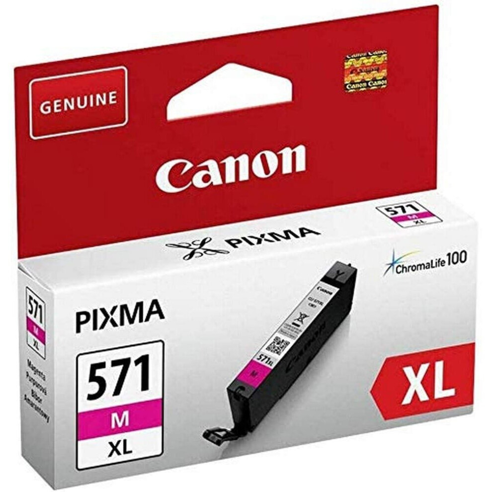 Canon Cli-571Xl M Ink Cartridge - Magenta Pink