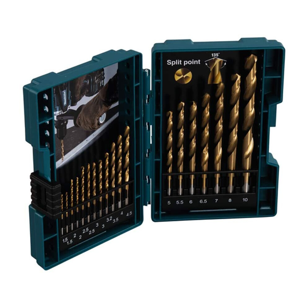 Makita D-67527 Bit Set, Blue/Gold