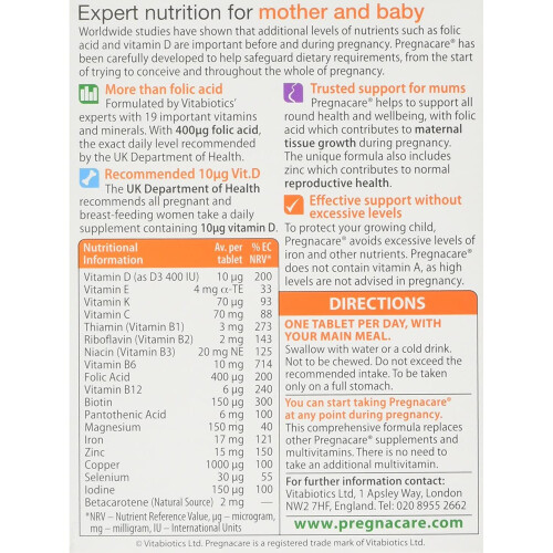 Pregnacare Pregnacare Original, 90 Tablets 1