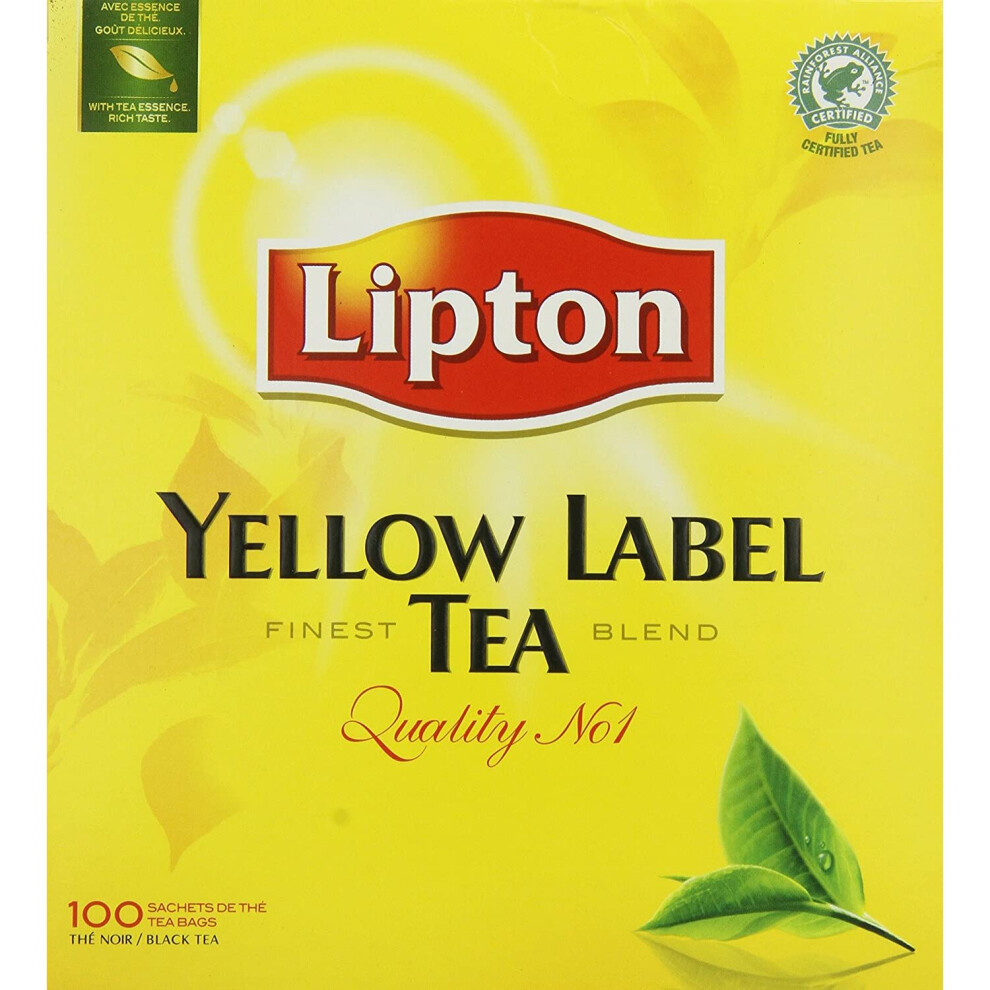 Lipton Yellow Label Tea 100 Tea Bags