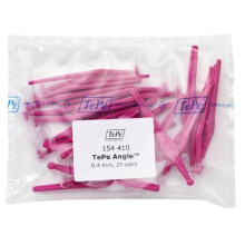 TePe Interdental Brush Angle - Pink 0.4mm 25 Pack by TePe Oral Health Care, Inc.