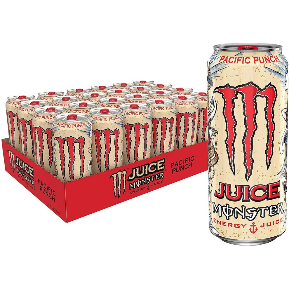 New MONSTER Energy Pacific Punch Energy Drink New Flavour 500ML Pack of 12