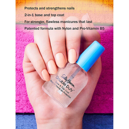 Sally Hansen Sally Hansen Double Duty Strengthening Base and Top Coat, 13.3ml 2