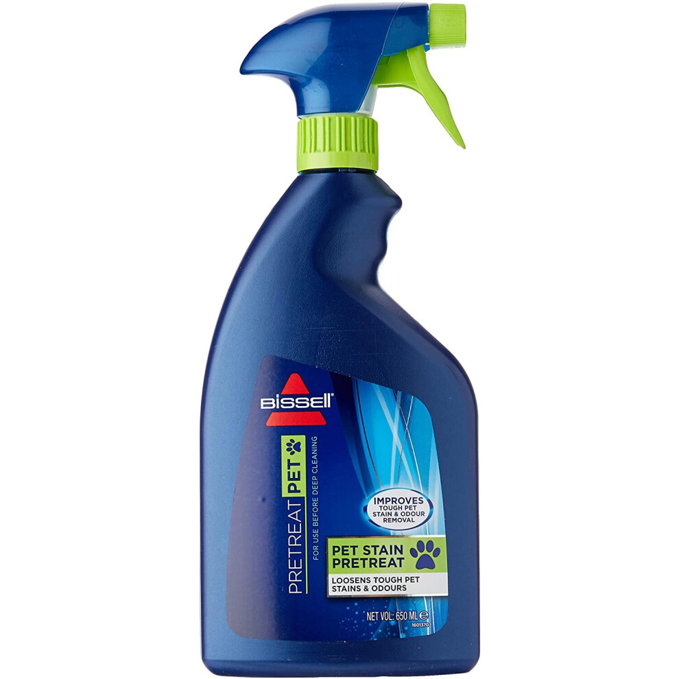 Bissell Pre-Treat Pet | Helps Removes Tough Pet Stains & Odours | 1137E White