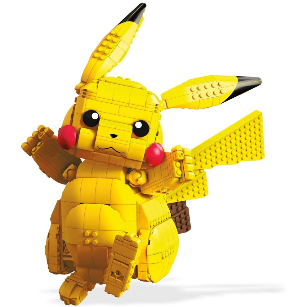 Mega Construx FVK81 Pokemon Jumbo Pikachu, Multi-Colour