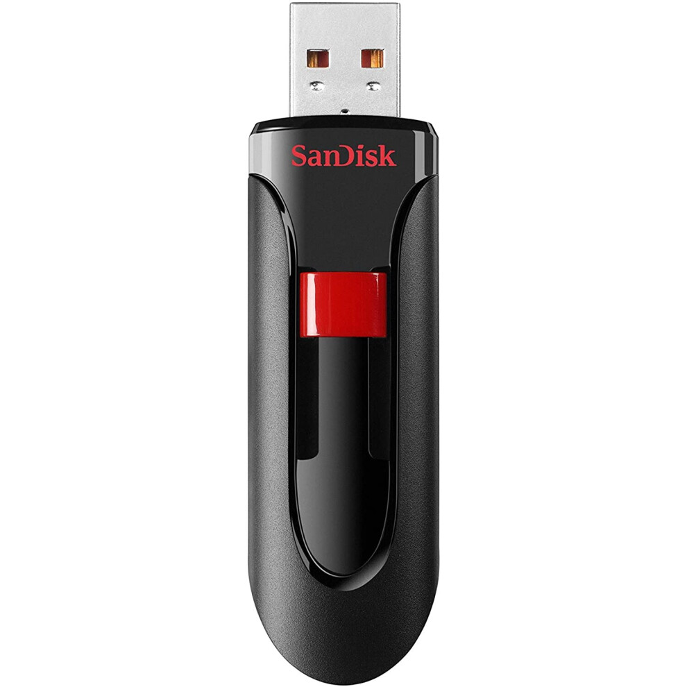 SanDisk Cruzer Glide 32 GB USB Flash Drive USB 2.0 , Black & Red