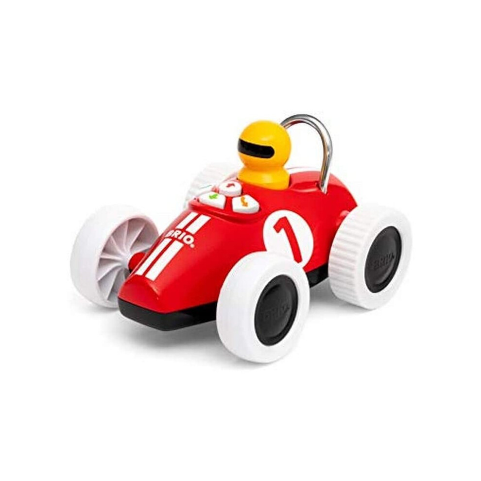 BRIO Play & Learn Play and Learn Racing Car Toddler Toys for Ages 18 Months Up