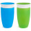 Munchkin Munchkin Miracle 360 Sippy Cup, Green/Blue, 10oz/296 ml, 2 Pack 1