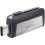 SanDisk SanDisk Ultra 64 GB Dual Type-C USB 3.0 Flash Drive, Silver 1