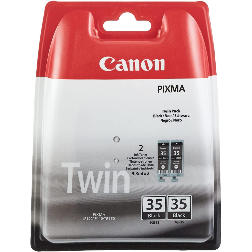 Canon Pgi35 Ink Cartridge Twin Pack Black