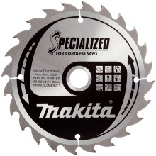 Makita B-09167 Specialized Saw Blade-165 x 20mm, Red/Silver