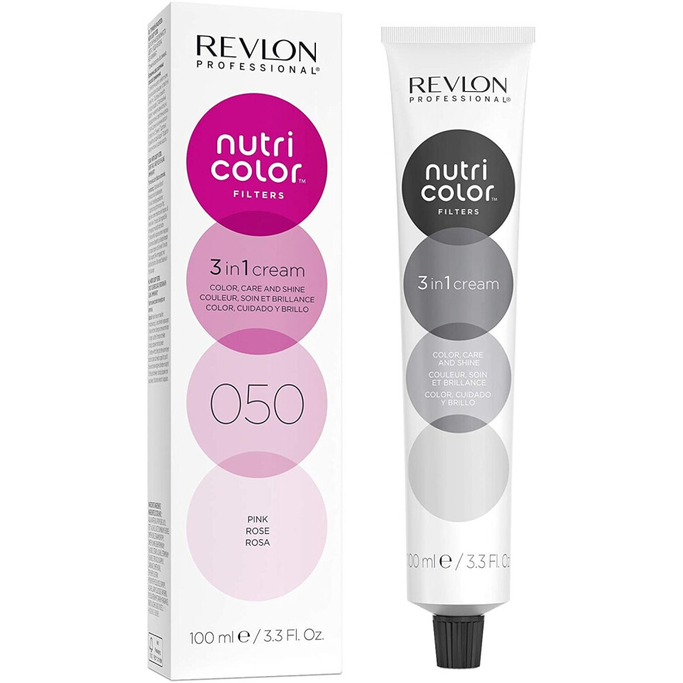 Revlon Nutri Color Filters, Semi Permanent Hair Colour Conditioner, 050 Pink, 100 Ml
