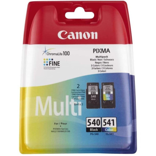 Canon Canon PG-540/Cl-541 CMYK Multi Pack Ink Cartridges