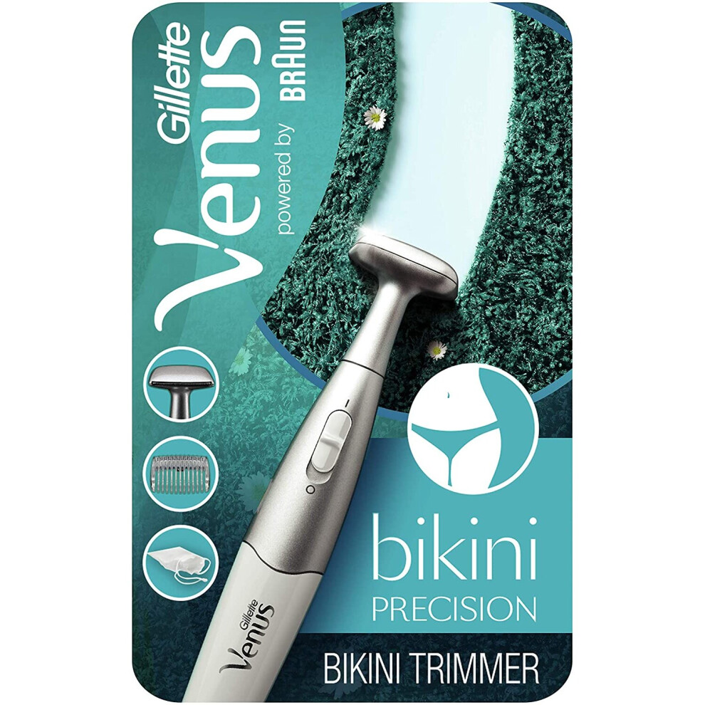 Gillette Venus Women's Bikini Precision Trimmer + 5 mm Extra Comb, For Bikini Trimming and Styling