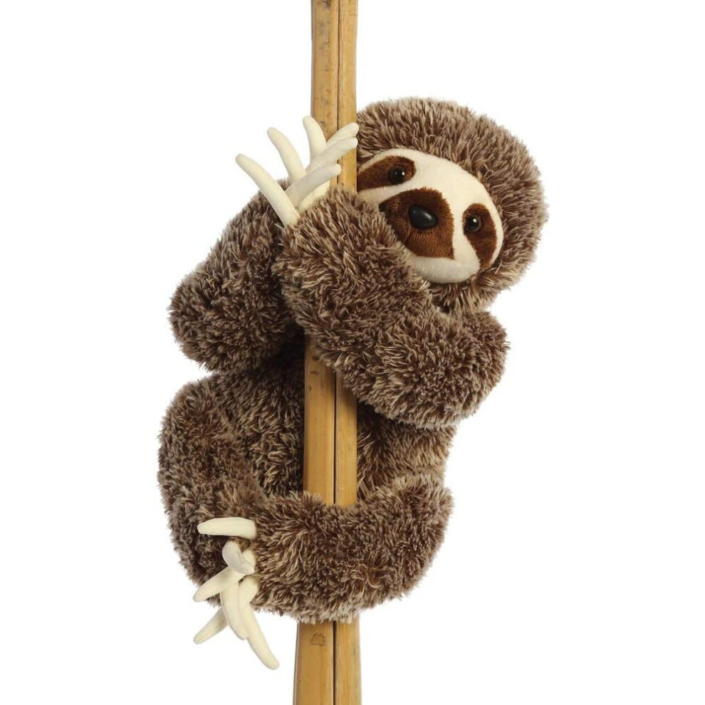 AURORA, Destination Nation, 80925, Soft, Brown And Cream, 18in, Cuddly Sloth Toy, Gift Idea