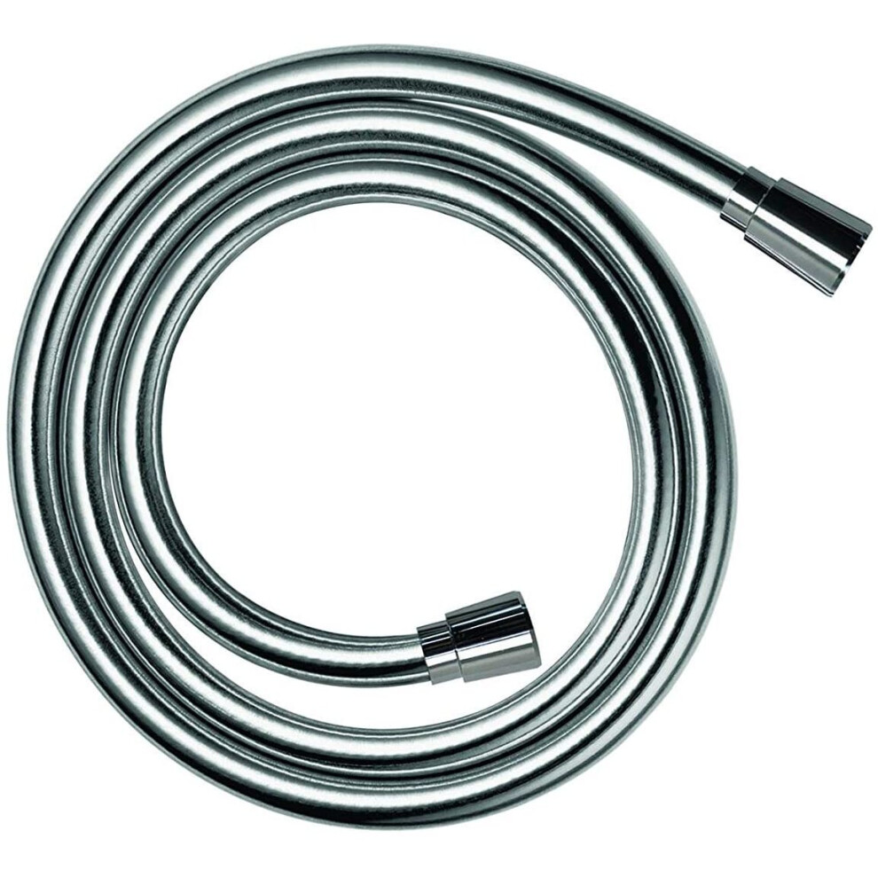 hansgrohe Isiflex shower hose 1.60 m, anti-kink and tangle free, chrome effect