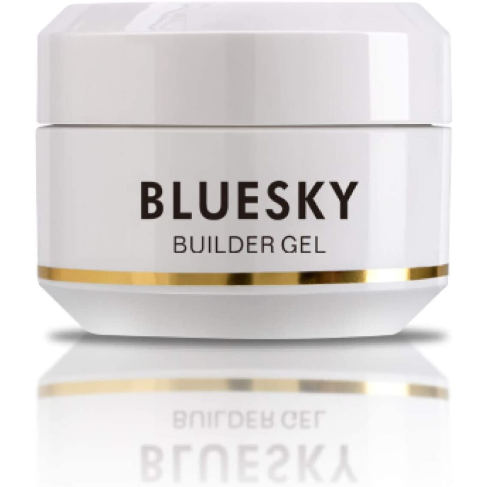 Bluesky Builder Gel For Nails, Gel Nail Polish, Nail Strengthener, Nail Extension Tips, Clear, 15 ml (Requires Curing Under LED UV Lamp)