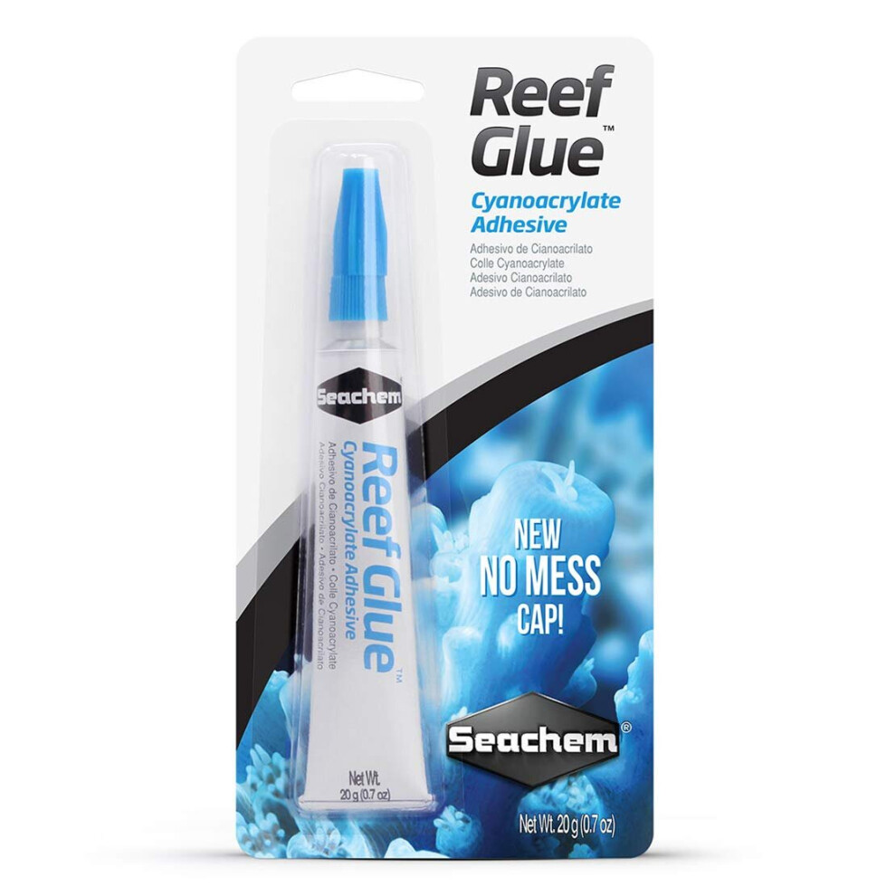 Seachem Reef Glue Cyanoacrylate Gel Coral Frag Mounting, 20G 000116311502