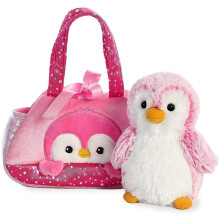 AURORA, 32832, Fancy Pal, Peek-A-Boo Penguin, 8In, Soft Toy, Pink - Plush Soft Toy