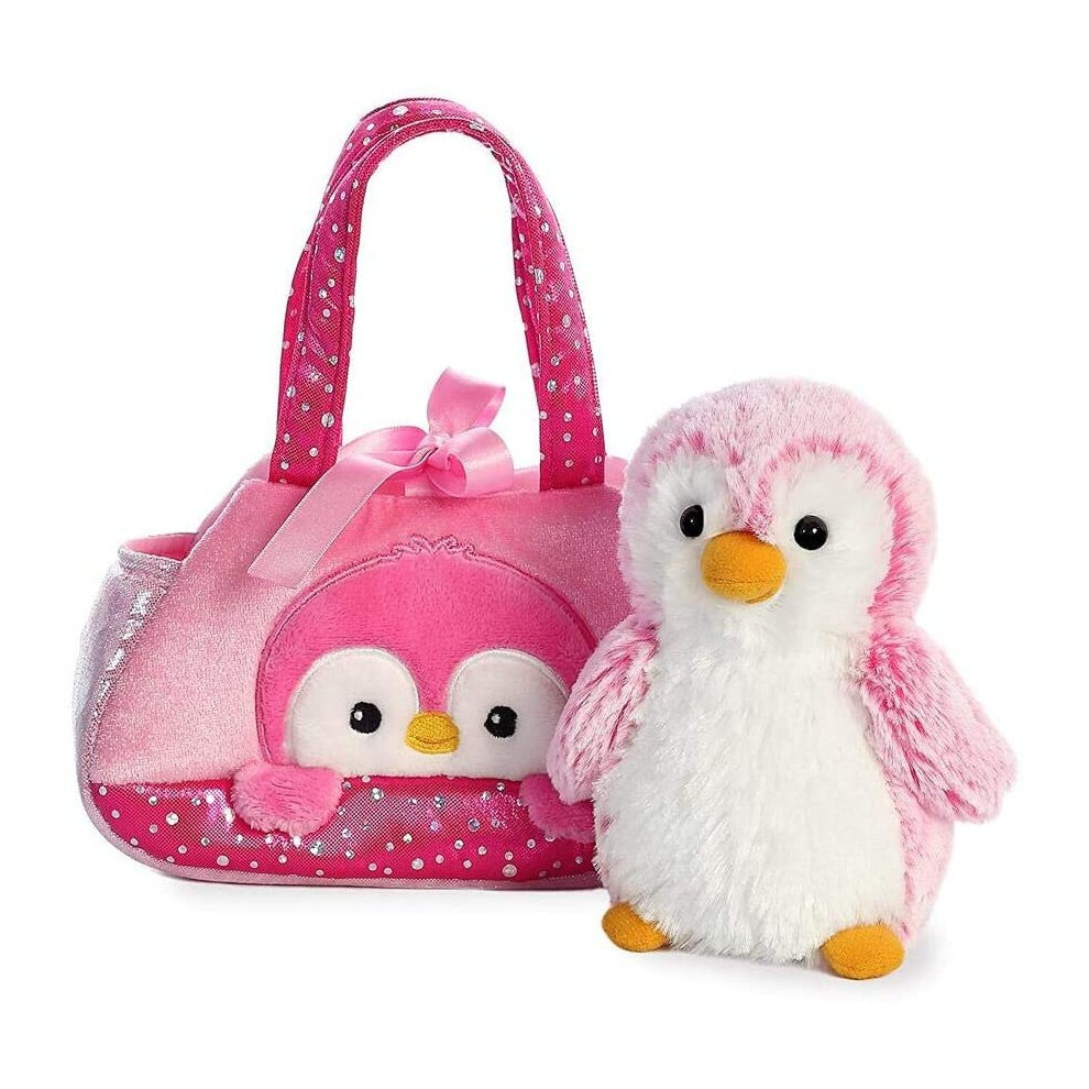 AURORA, 32832, Fancy Pal, Peek-A-Boo Penguin, 8In, Soft Toy, Pink