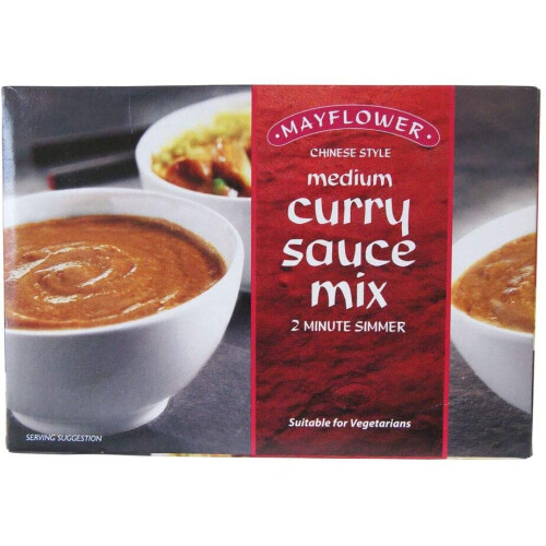 2 x Mayflower Chinese Curry Sauce Medium 255g