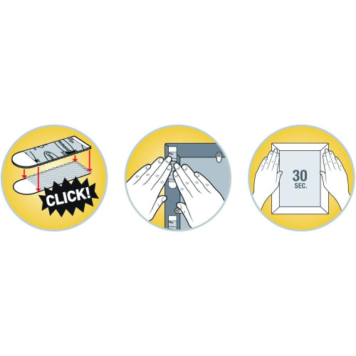 Command 17209 Picture Mounting Multi-Pack 4 x 2 M and 8 x 2 Strips Size L, Groß/Mittelgroß 1