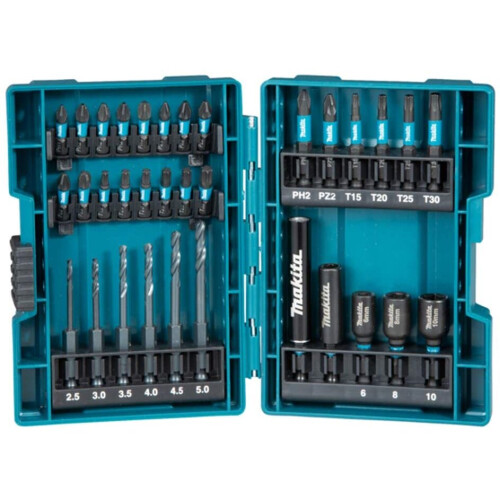 Makita Makita B-66896 33 Piece Impact Black Set