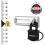 Master Lock Master Lock 7804704EURD Pack Including Door Hasp and Keyed Padlock, Black 2