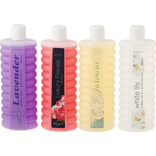 Avon 4 x Avon BUBBLE BATH 500ml VARIOUS SCENTS 1