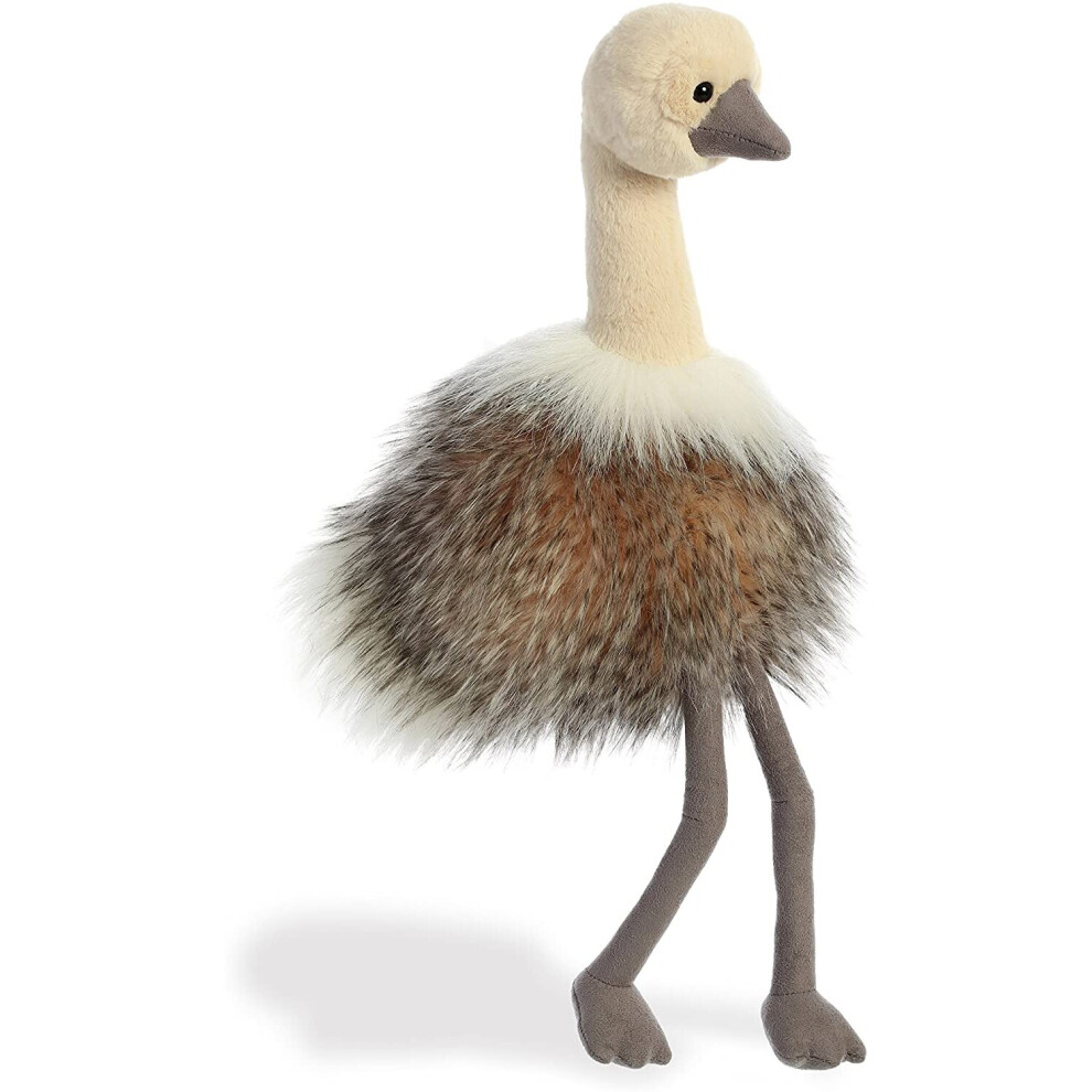 AURORA World, 60908, Luxe Boutique, Sadira Ostrich, 12In, Brown, Soft Toy