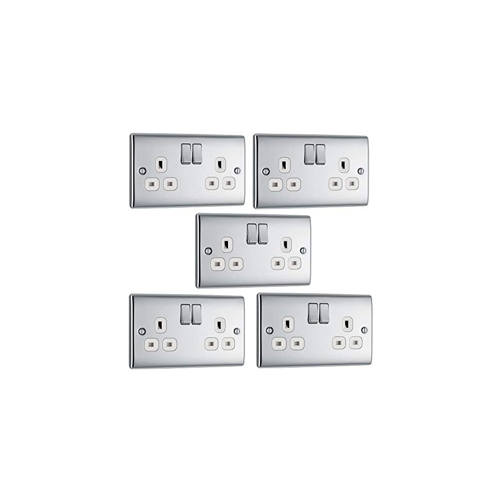 BG-Nexus-Metal SJ-120Y-G4J6 npc22w/5 lead, polished chrome-white insert