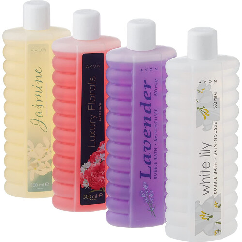 Avon 4 x Avon BUBBLE BATH 500ml VARIOUS SCENTS