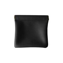 (Black Large) Earphones Storage Bag USB Data Cable Organizer Headphone Memory Card Pouch