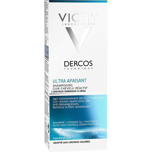 Vichy Dercos Vichy Shampoo Sensitive Ultra Lenitivo - 200 ml 2