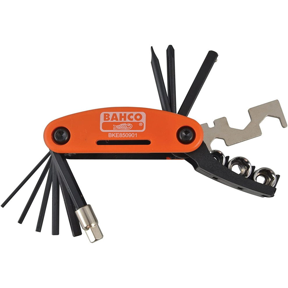 Bahco BHBKE850901 BIKETOOL Bike Pocket Tool, Multi-Colour