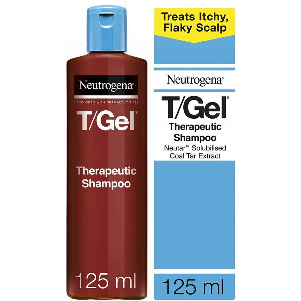 Neutrogena T/Gel Therapeutic Shampoo Treatment for Scalp Psoriasis, Itching Scalp and Dandruff 125ml