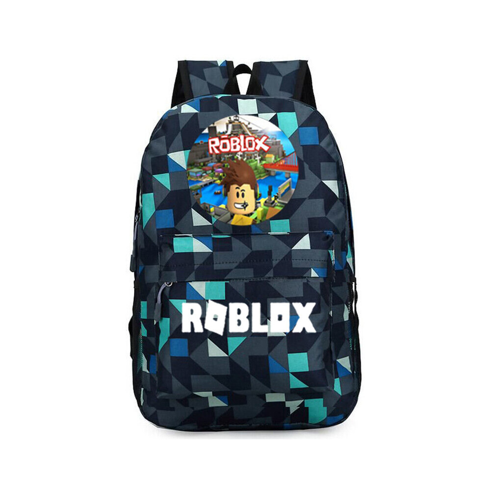 (Circle) Roblox Backpack Kids School Bag Students Boys Bookbag Handbags