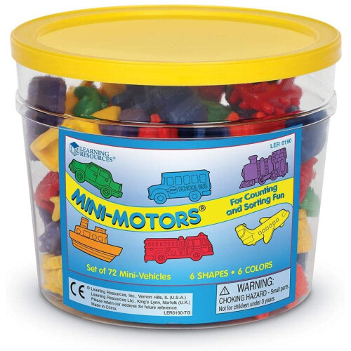 Learning Resources Learning Resources Mini Motors Counters, set 0f 72 2