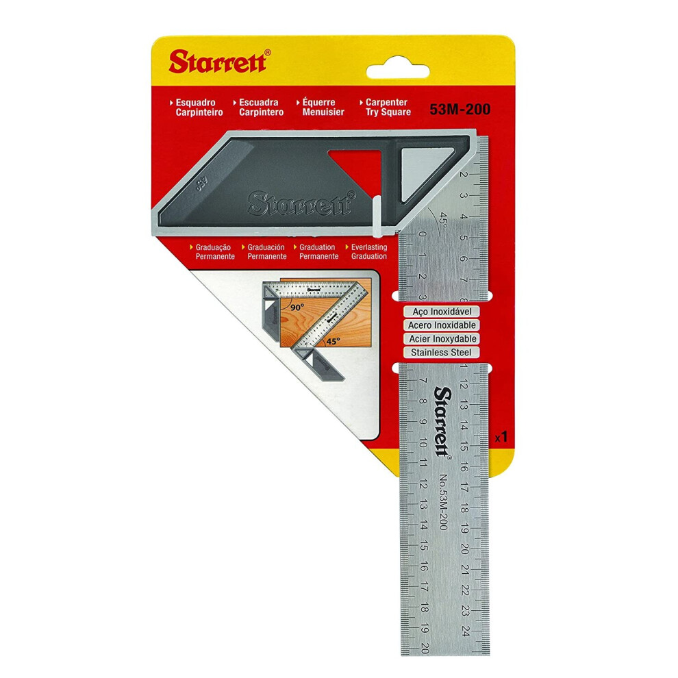 Starrett K53M-200-S Try Square