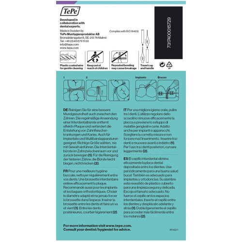 Tepe TePe Interdental Brushes Original Purple 8 Brushes 1
