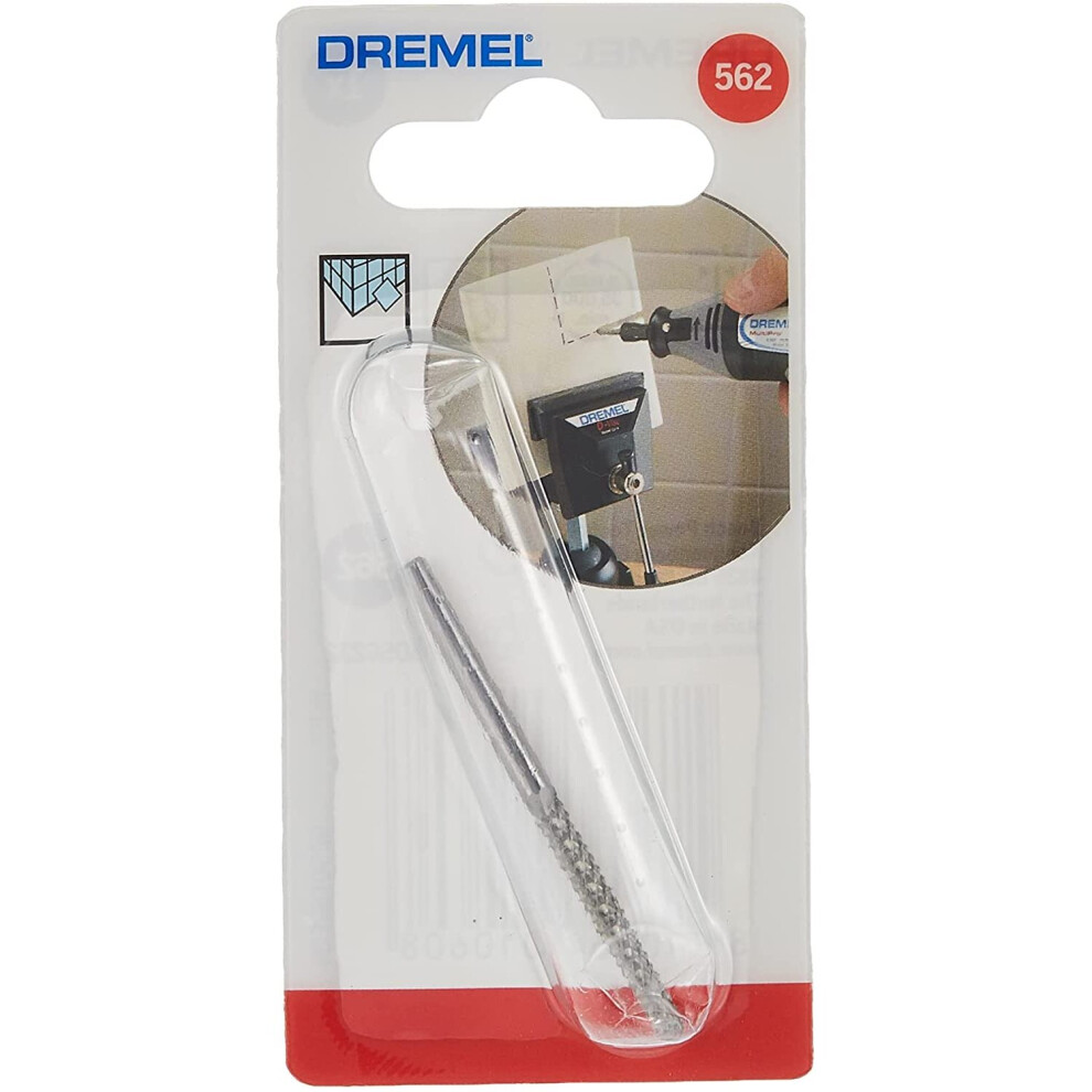 Dremel 562 Multi Purpose Spiral Cutting Bit, Rotary Tool Accessory With 3.2 Mm Cutting Diameter For Cutting Wall Tiles 8710364010608