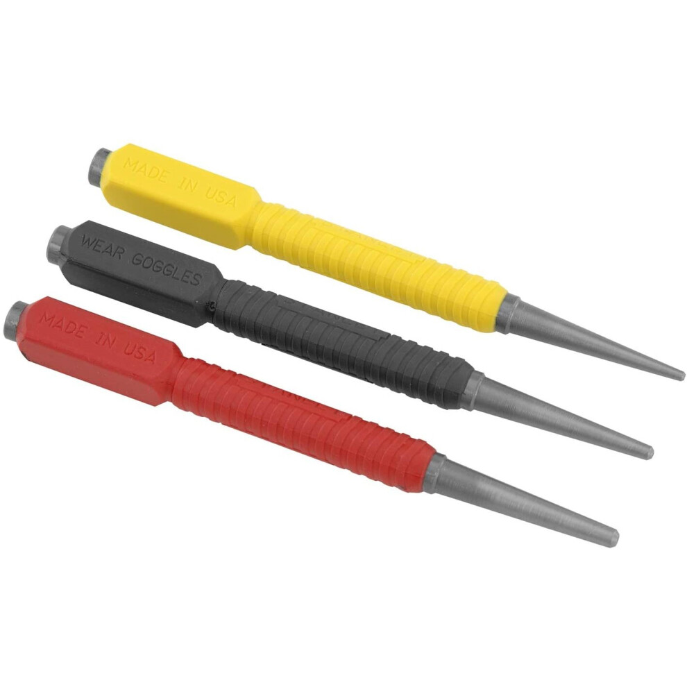 Stanley Dynagrip 3PC Nail set 0 58 930