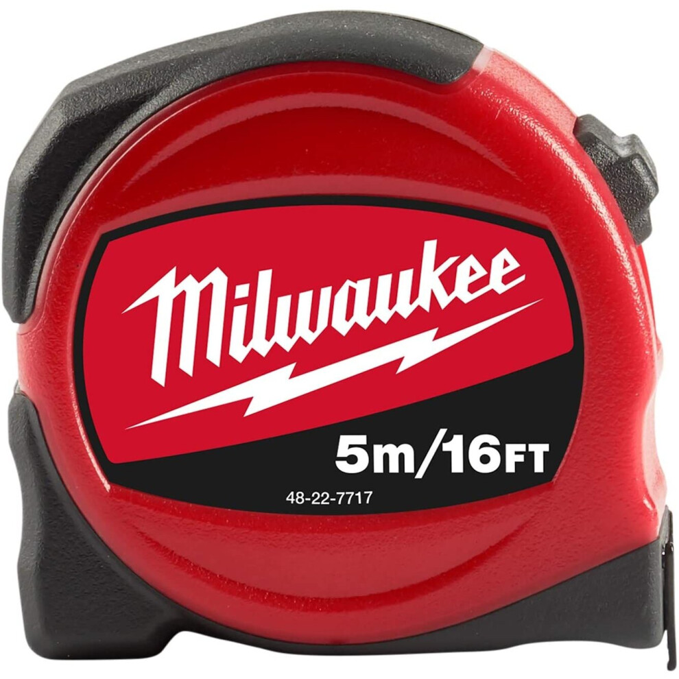 Milwaukee 48227717 Slimline Tape Measure 5m/16ft (Width 25mm)