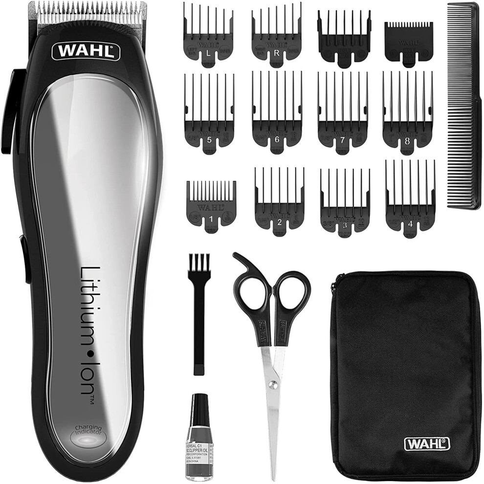 Wahl Hair Clippers For Men, Power Clipper, Head Shaver, Men's Hair Clippers, Professional Quality, Cordless, Quick Charge, Clipper Kit, Lithium Power