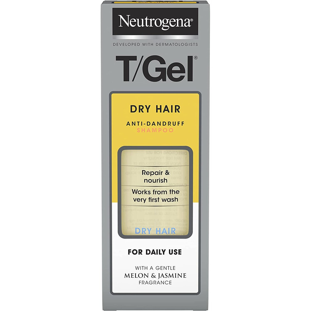 Neutrogena T/Gel Anti-Dandruff Shampoo for Dry Hair, 150 ml