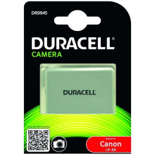Duracell DR9945 Premium Analog Canon LP-E8 Battery for EOS 550D 600D 700D 7.4V 1020mAh , white