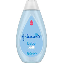 Johnson's Baby Bath 500 ml – Gentle and Mild for Delicate Skin and Everyday Use – pH Balanced for Delicate Skin, Multi, Pack of 1